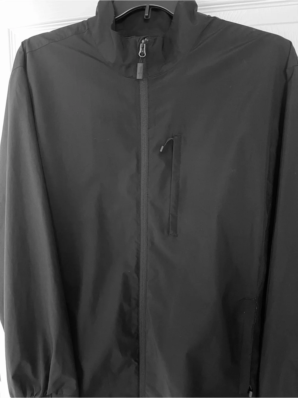 Walter Hagen Black Hydroproof Rain/Windbreaker Golf Jacket